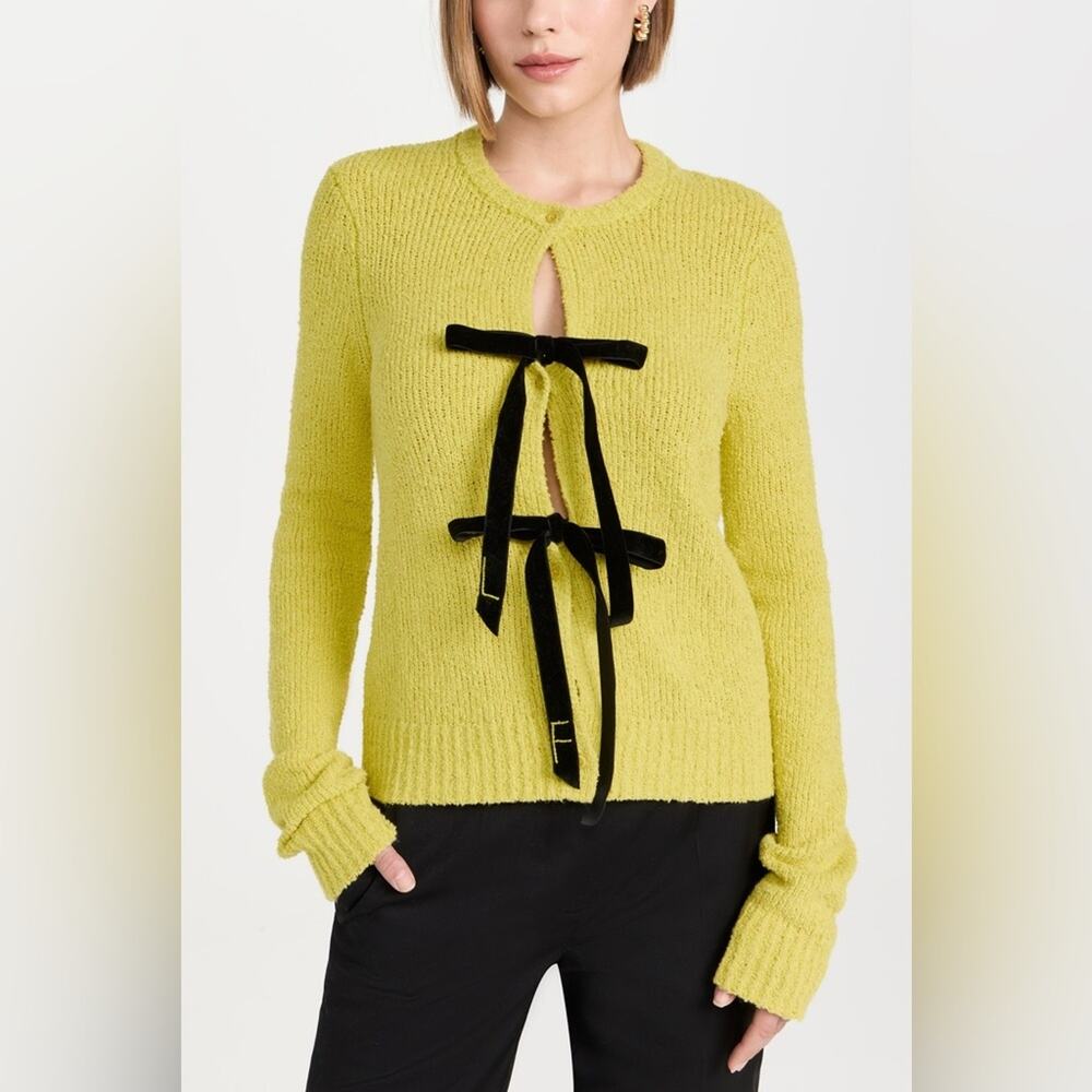Lingua Franca Willa Tie Front Cardigan